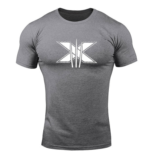 Tshirt for Men Bodybuilding Graphic T Shirts Workout Fitness Men Clothing Short Sleeve Shirt Street Wear