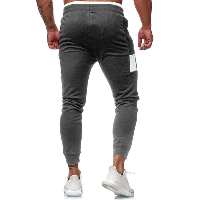 Men's Fitness Training Large Size Sports Warm Pants Jogger Men's Fashion Casual Feet Sports Pants Weight Loss Bottoms Sportswear