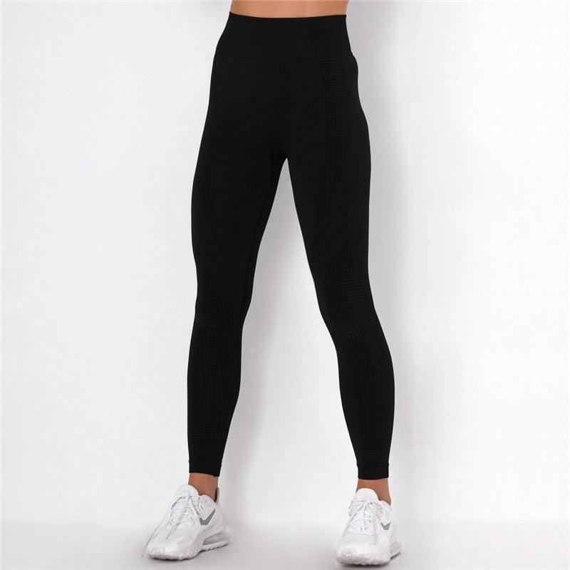 Rooftrellen 10%Spandex Seamless Leggings Women Fitness Leggings For Women Jeggings Sportswear Femme High Waist Exercise Leggings