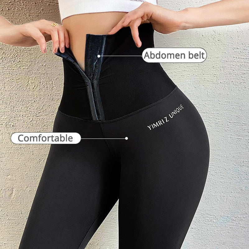 High Waisted Shrink Abdomen Yoga Pants Workout Sport Leggings Women For Fitness Women&#39;S Pants Running Training Tights Activewear