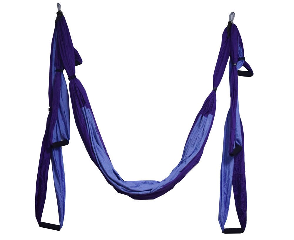 Anti-gravity Aerial Yoga Hammock Set Multifunction Yoga Belt Flying Yoga Inversion Tool for Pilates Body Shaping with Carry Bag