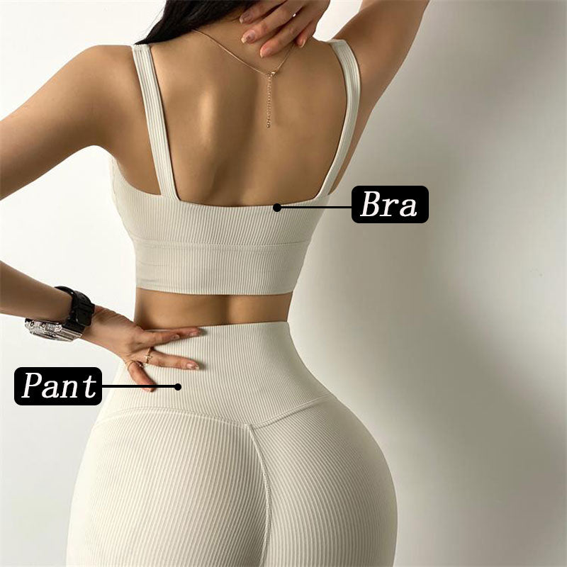 Women Sports Bra Women Yoga Crop Top Running Yoga Brassiere Workout Gym Fitness High Impact Shockproof For Dancing Training Vest