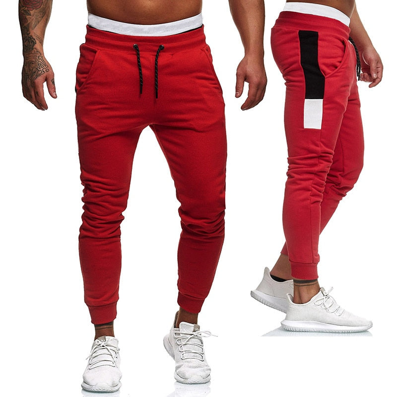 Men's Fitness Training Large Size Sports Warm Pants Jogger Men's Fashion Casual Feet Sports Pants Weight Loss Bottoms Sportswear