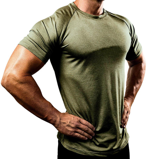 Men&#39;s Compression T-Shirt Training Sport TShirt Quick Dry Fit Fitness Shirt Men Bodybuilding Skinny Tee Tops GYM Shirt Rashgard