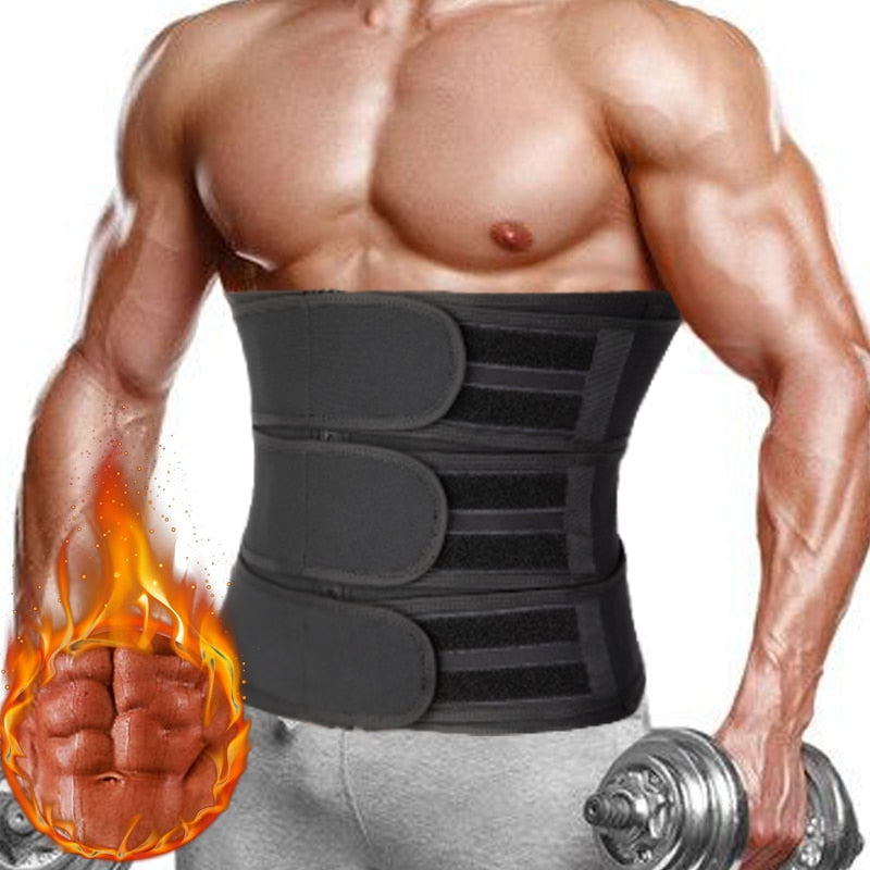 Fitness Waist Trimmer 1PC Equipment Supplies Tactical Bodybuilding Slimming Body Corset Back Lumbar Fitness Trimmer Belt