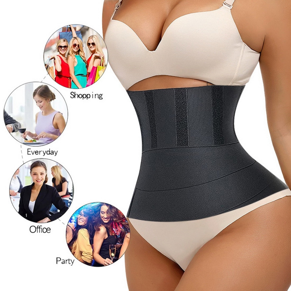 Bandage Wrap Waist Trainer Shaperwear Belt Women Slimming Tummy Belt Waist Trainer Shapewear Belt Women Snatch Me Up