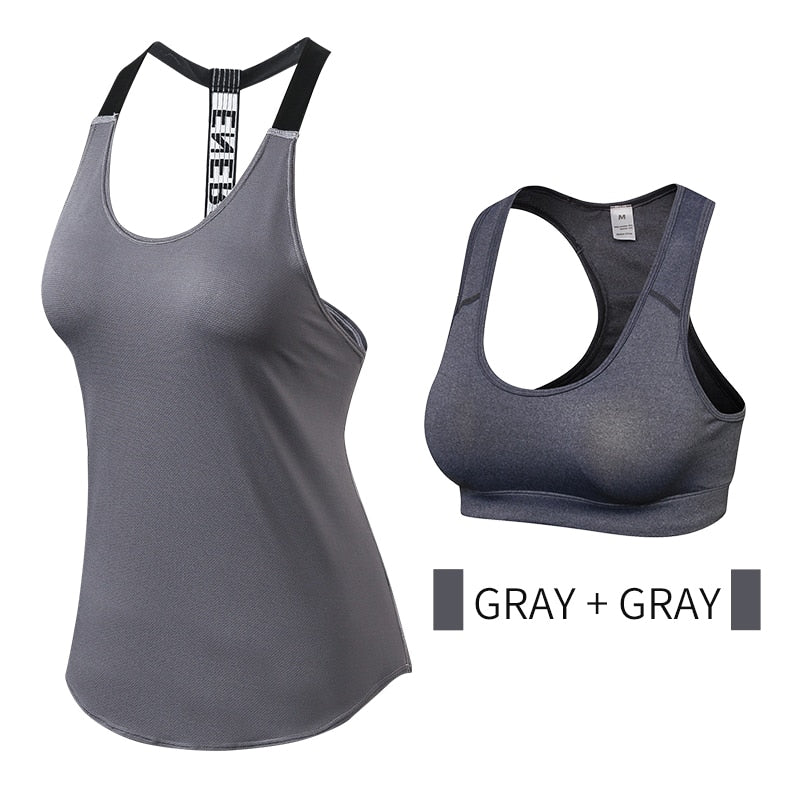 Yuerlian Quality 15% spandex Fitness Sports Yoga Shirt Quickly Dry Sleeveless Running Vest Workout Crop Top Female T-shirt