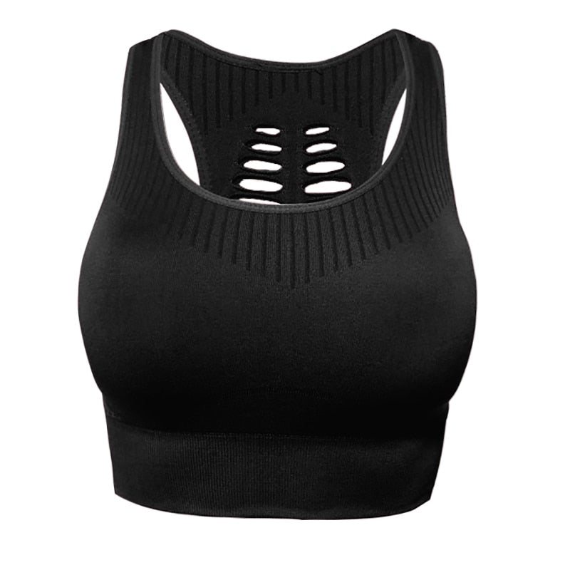 2021 New Women&#39;s High Impact Beautiful Back Bra Seamless Breathable Sports Yoga Running Fitness Underwear Female Sport Bras