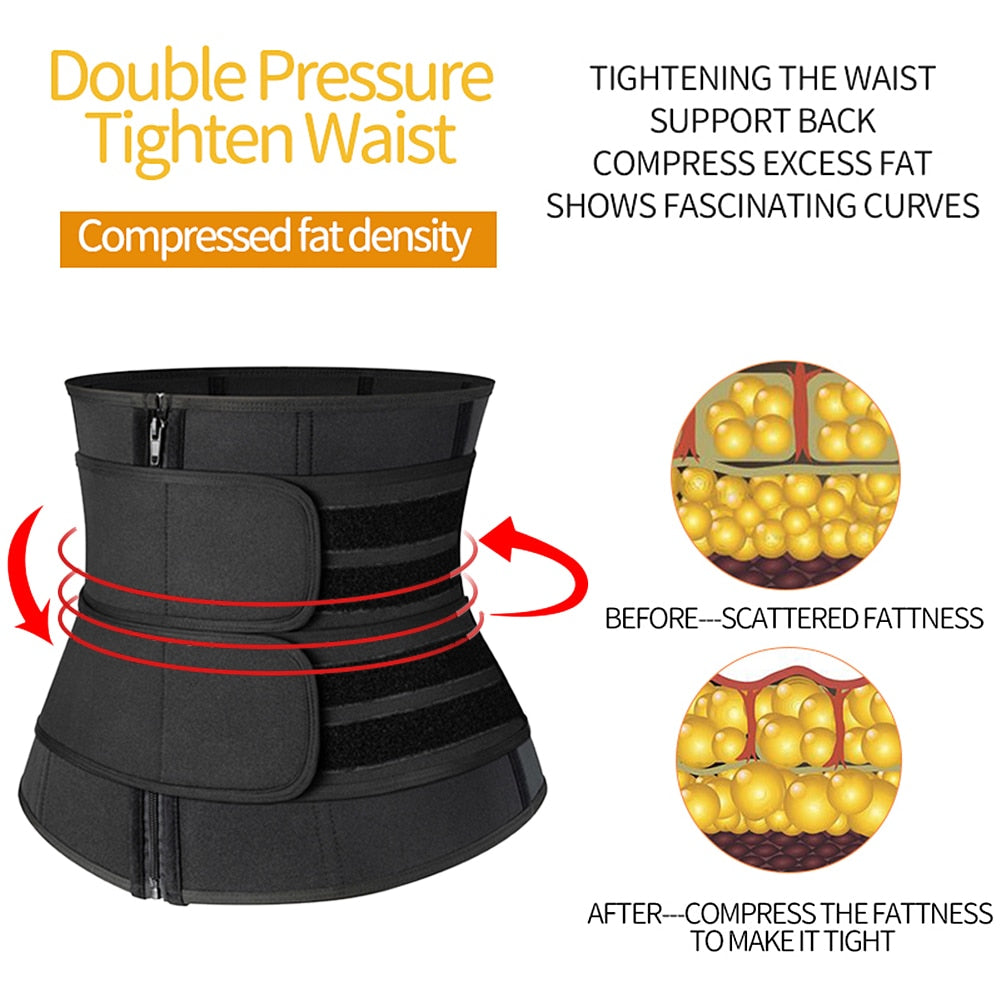 Fitness Waist Trimmer 1PC Equipment Supplies Tactical Bodybuilding Slimming Body Corset Back Lumbar Fitness Trimmer Belt