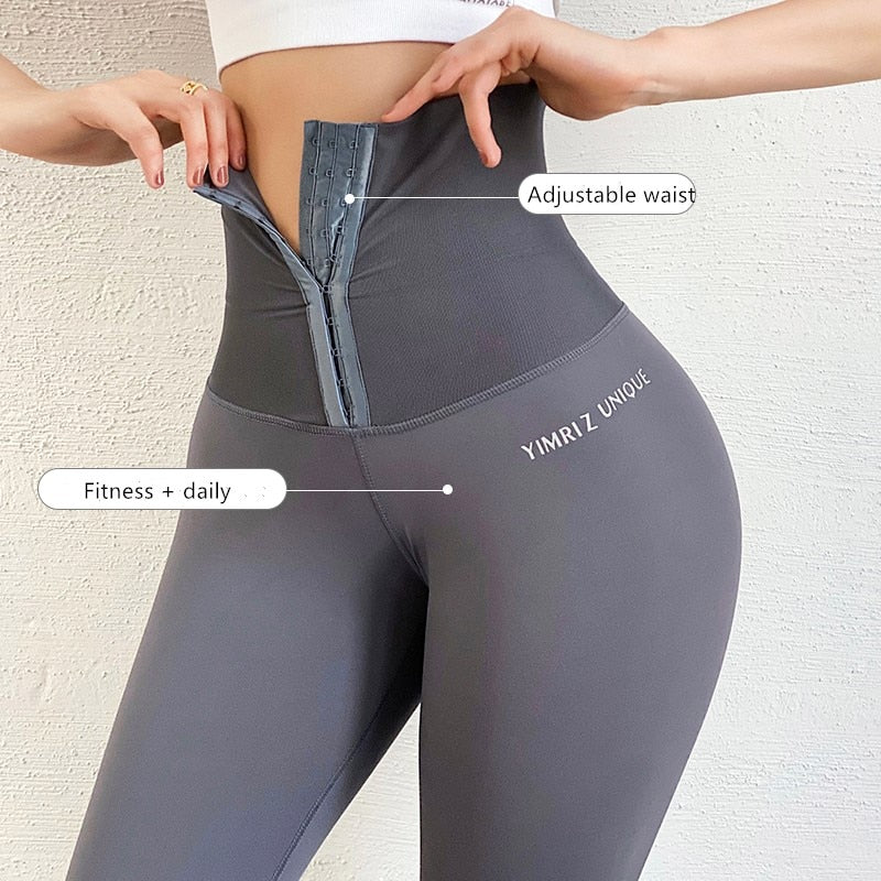 shrink abdomen High Waisted Yoga Pants Workout legging Sports Women Fitness Gym Leggings Running Training Tights Activewear