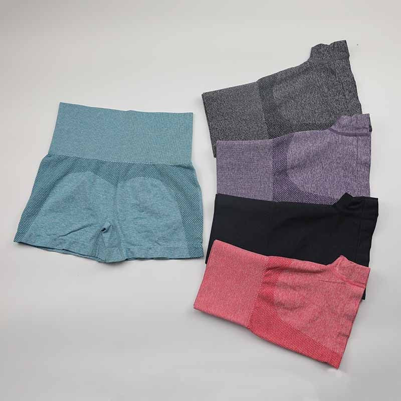 Soft Seamless Yoga Shorts High Waist Workout Shorts Women Scrunch Butt Gym Leggings Summer Running Shorts