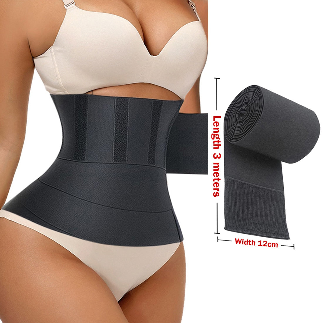 Bandage Wrap Waist Trainer Shaperwear Belt Women Slimming Tummy Belt Waist Trainer Shapewear Belt Women Snatch Me Up