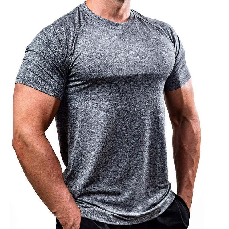 Men&#39;s Compression T-Shirt Training Sport TShirt Quick Dry Fit Fitness Shirt Men Bodybuilding Skinny Tee Tops GYM Shirt Rashgard