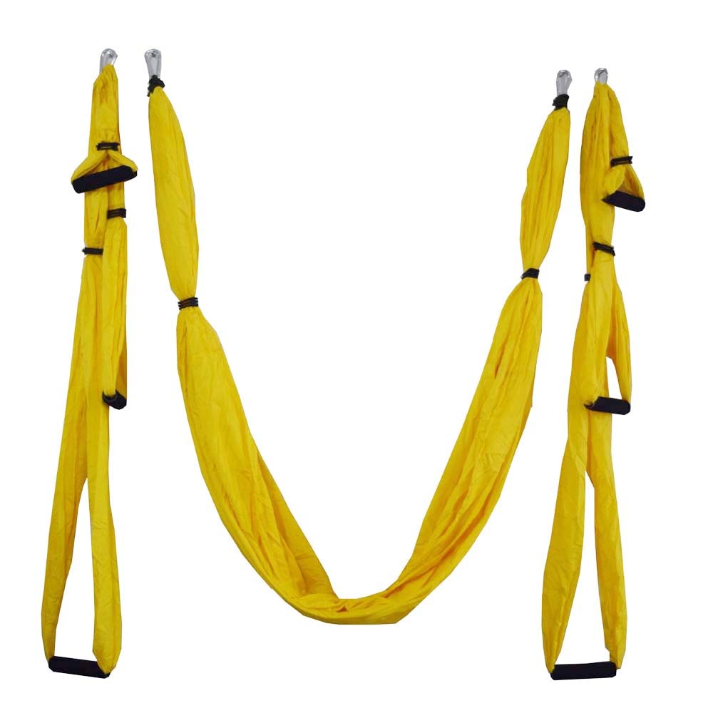 Anti-gravity Aerial Yoga Hammock Set Multifunction Yoga Belt Flying Yoga Inversion Tool for Pilates Body Shaping with Carry Bag