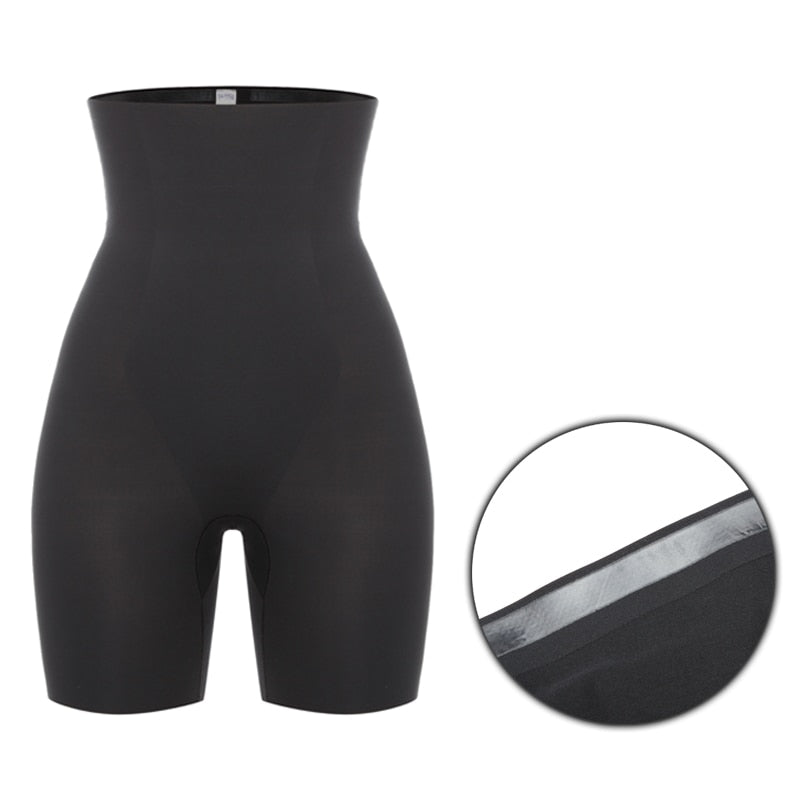 Thinstincts High Waist Shapewear Panty Shaper Women Tummy Control Slimming Underwear Shaping Briefs Butt Lifter Ice Silk Shorts