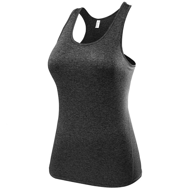 New Women&#39;s Sports Vest Professional Quick-drying Fitness Tank Top Active Workout Yoga Clothes T-shirt Running Gym Jogging Vest