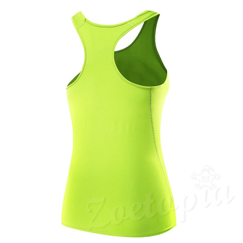 New Women&#39;s Sports Vest Professional Quick-drying Fitness Tank Top Active Workout Yoga Clothes T-shirt Running Gym Jogging Vest