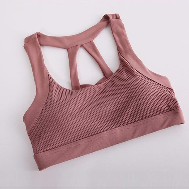 Push Up Sports Bra Padded Sports Top Fitness Women Yoga Bra Gym Brassiere Sport Femme Running Workout Sports Wear For Women Gym