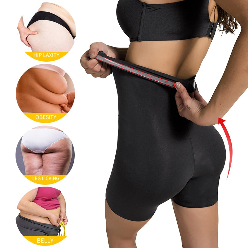 Thinstincts High Waist Shapewear Panty Shaper Women Tummy Control Slimming Underwear Shaping Briefs Butt Lifter Ice Silk Shorts