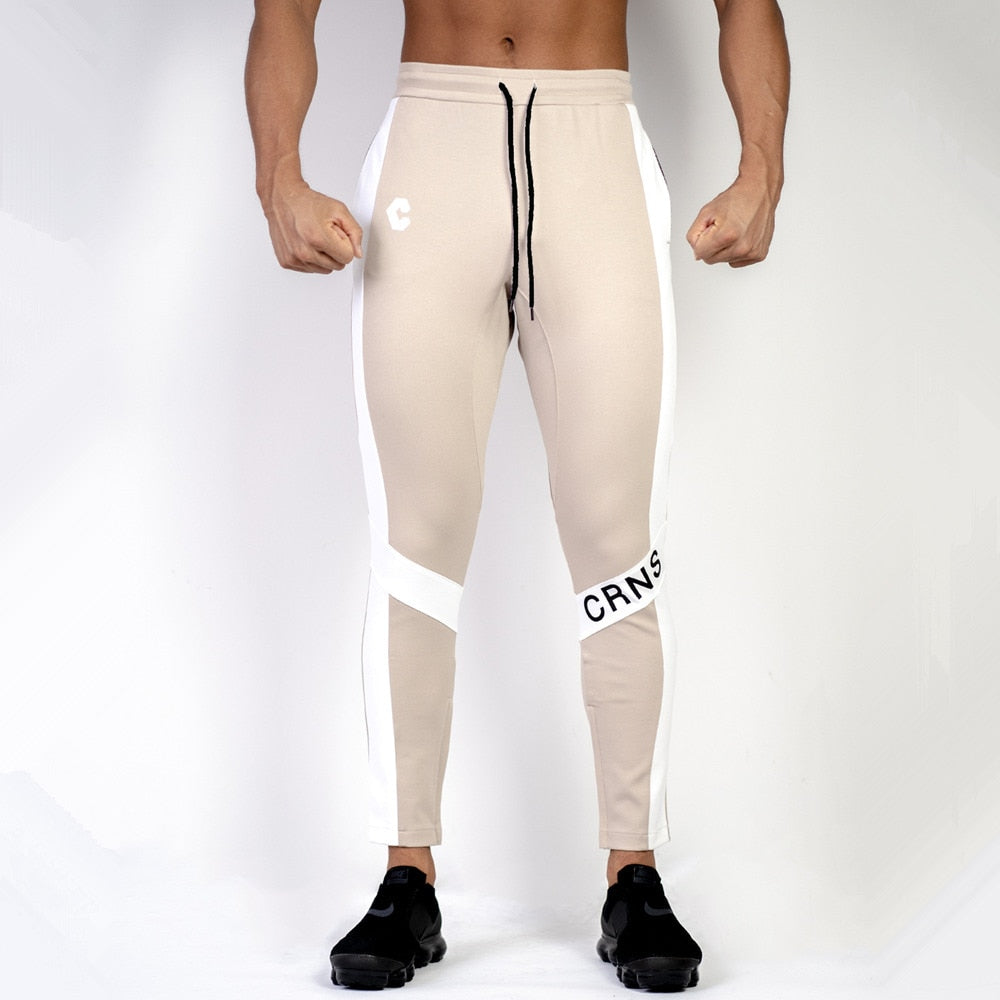 Casual Skinny Pants Men Joggers Sweatpants Gym Fitness Workout Track pants Autumn Male Running Sports Cotton Trousers Sportswear