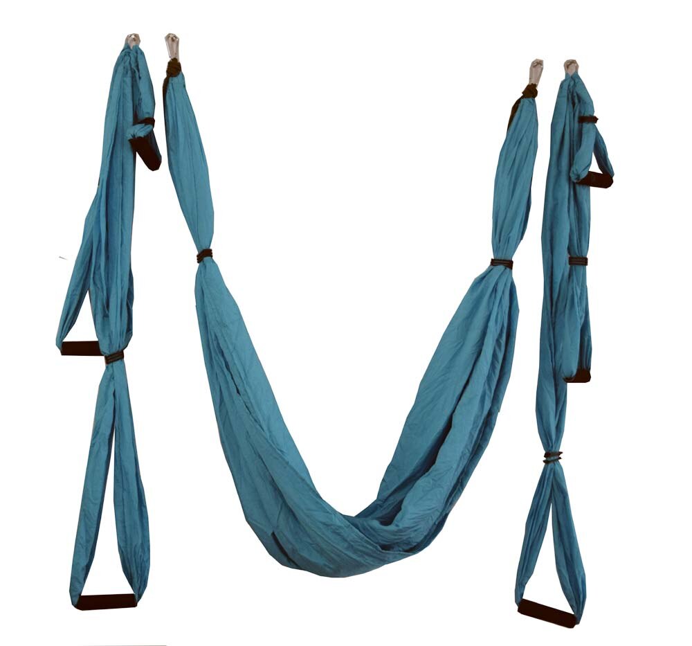 Anti-gravity Aerial Yoga Hammock Set Multifunction Yoga Belt Flying Yoga Inversion Tool for Pilates Body Shaping with Carry Bag