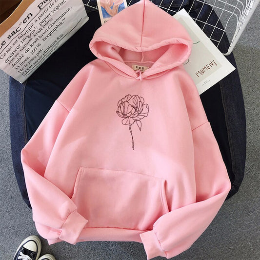 Plus Velvet Sweatshirts Women White Women&#39;s Gown with A Hood Hoodies Ladies Long Sleeve Casual Hooded Oversized Pullovers Tops