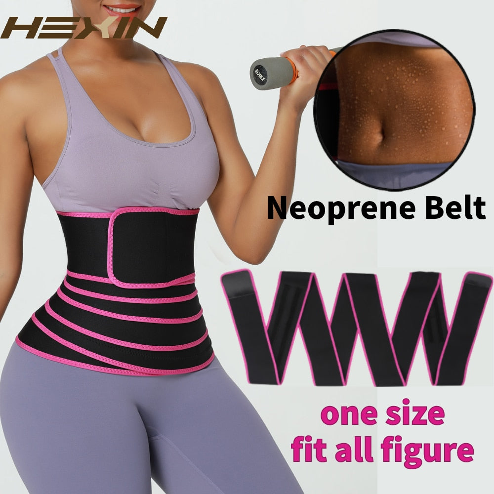 One Size 4M Neoprene Waist Trainer Women Slimming Sheath Snatch Bandage Wrap Tummy Body Shaper Tummy Shapewear Trimmer Belt