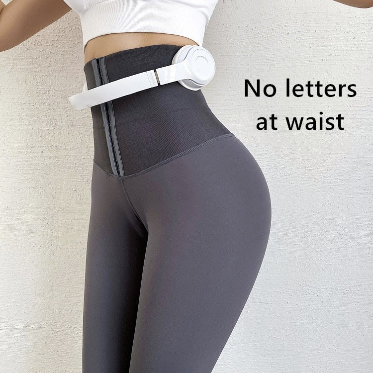 High Waisted Shrink Abdomen Yoga Pants Workout Sport Leggings Women For Fitness Women&#39;S Pants Running Training Tights Activewear