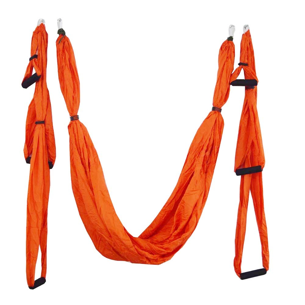 Anti-gravity Aerial Yoga Hammock Set Multifunction Yoga Belt Flying Yoga Inversion Tool for Pilates Body Shaping with Carry Bag