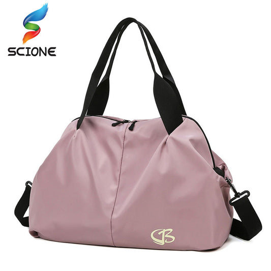 Women Large Capacity Gym Bag Waterproof Swimming Yoga Sports Bags Multifunction Hand Travel Duffle Weekend Package XA190Y