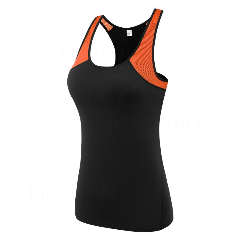 New Women&#39;s Sports Vest Professional Quick-drying Fitness Tank Top Active Workout Yoga Clothes T-shirt Running Gym Jogging Vest