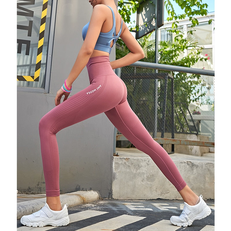 Leggings Women Pants Push Up Gym Tights Sexy Tummy Control Sport Yoga Pants High Waist Legging Fitness Running Capri Pants 2021