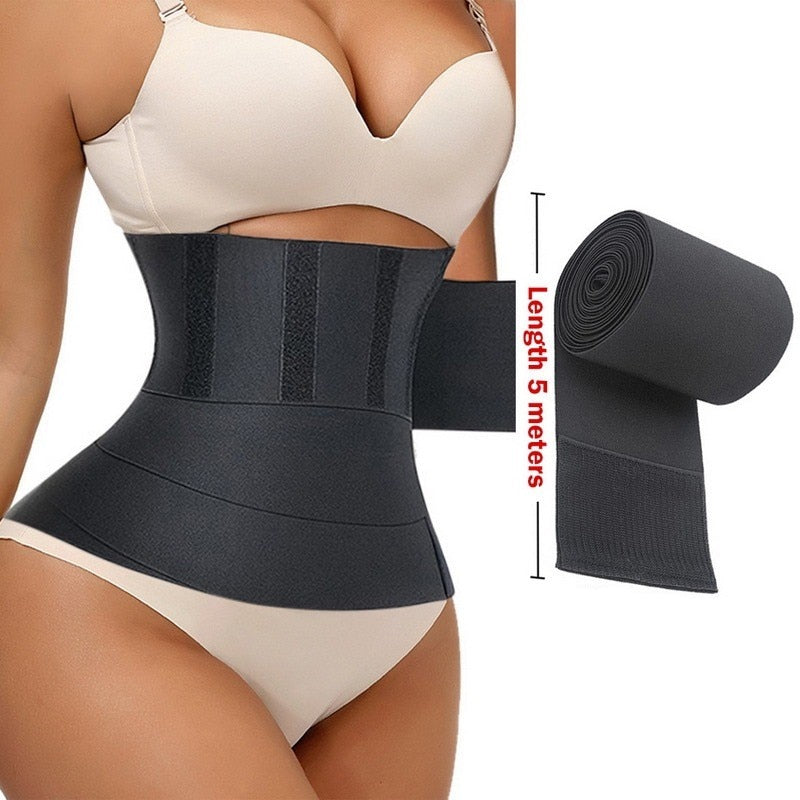 Bandage Wrap Waist Trainer Shaperwear Belt Women Slimming Tummy Belt Waist Trainer Shapewear Belt Women Snatch Me Up