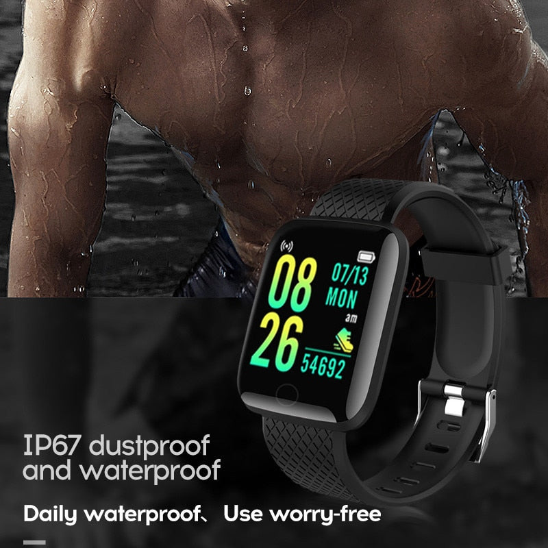 Smart Watches Blood Pressure Waterproof Men Women Heart Rate Monitor Fitness Tracker Digital Wrist Watch Sport For Android IOS