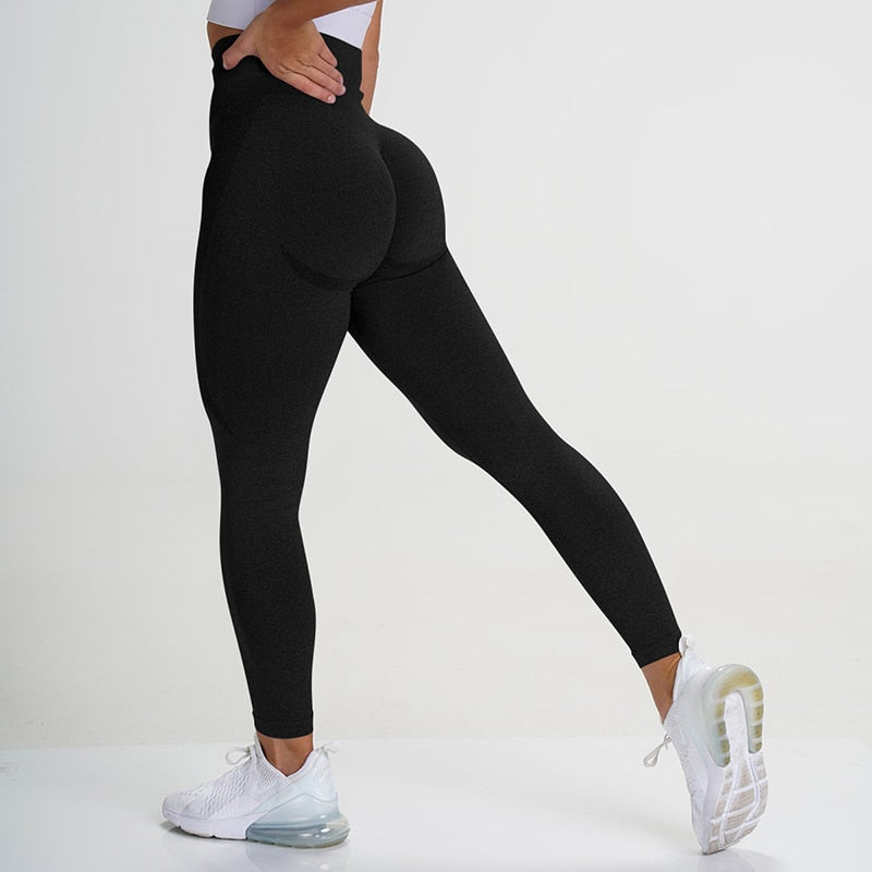 Rooftrellen 10%Spandex Seamless Leggings Women Fitness Leggings For Women Jeggings Sportswear Femme High Waist Exercise Leggings