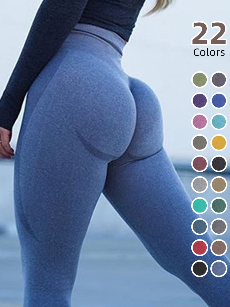 Rooftrellen 10%Spandex Seamless Leggings Women Fitness Leggings For Women Jeggings Sportswear Femme High Waist Exercise Leggings