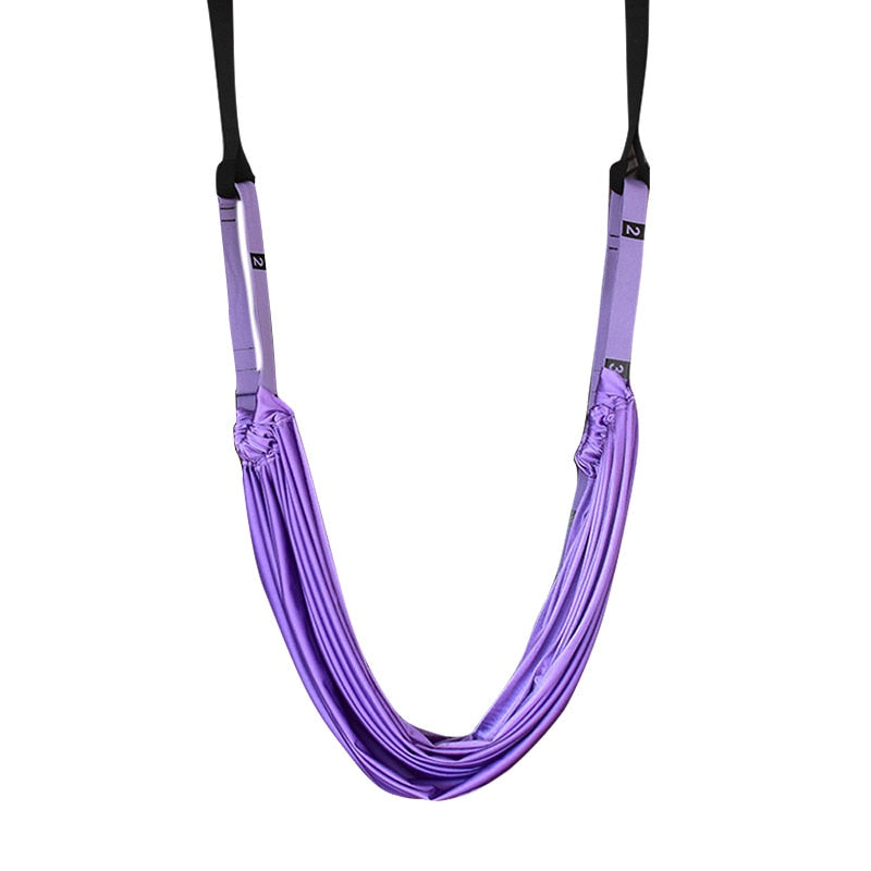 Aerial Yoga Rope Stretch The Leg Splits Practic Elastic Stretch Bar and Bends Down To Stretch Yoga Handstand Training Device