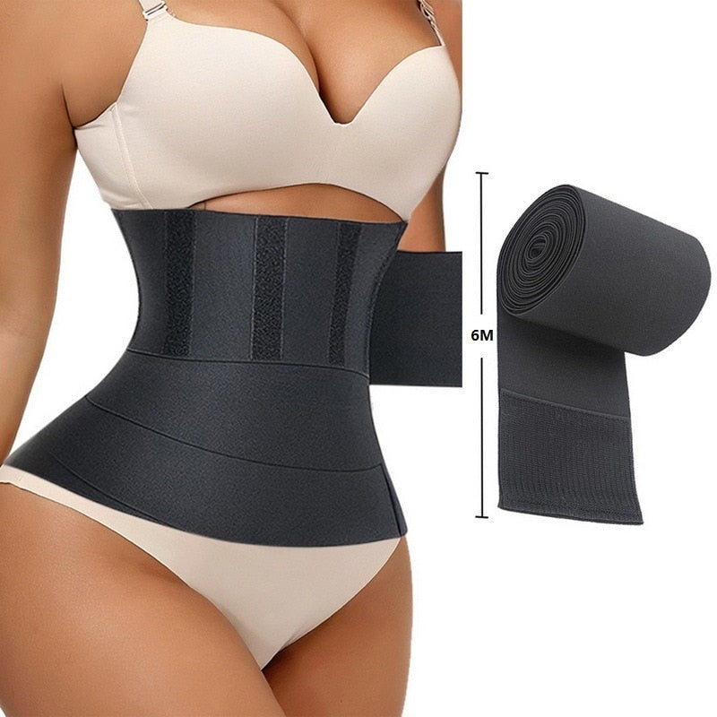 Bandage Wrap Waist Trainer Shaperwear Belt Women Slimming Tummy Belt Waist Trainer Shapewear Belt Women Snatch Me Up